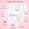 Dono Disposable Pet Diapers Female Dogs Super Absorbent Soft Heating Pee Diapers Liners Puppy Diapers Doggy Cats XSmall 54count