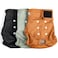 Grecle Female Dog Diapers Premium Reusable Diapers for Dogs in Heat Highly Absorbent LeakFree with Adjustable Snaps Brown Black M 1 Pack