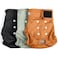 Grecle Female Dog Diapers Premium Reusable Diapers for Dogs in Heat Highly Absorbent LeakFree with Adjustable Snaps Brown Black M 1 Pack