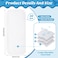 Tondiamo 20 Pieces Dog Diaper Pads Washable Reusable Replaceable Diapers Liner Pads for Small Medium Dog Male Medium White