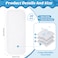 Tondiamo 20 Pieces Dog Diaper Pads Washable Reusable Replaceable Diapers Liner Pads for Small Medium Dog Male Medium White