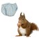 SEZDEKI Washable Squirrel Diapers Extra Small Reusable Pet Cloth Diapers Highly Absorbent LeakProof Urine Wet Pants with Adjustable Waistline for Indoor Squirrel Blue M 39 63 Count 1