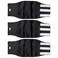wegreeco Wegreeco Washable Male Dog Belly Wrap Pack of 3 Black Black Black XLarge