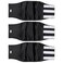 wegreeco Wegreeco Washable Male Dog Belly Wrap Pack of 3 Black Black Black XLarge