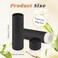 Mirrline 8 Pcs 60g2oz Paperboard Lip Balm Tubes Refillable Cardboard Tubes Solid Empty Chapstick Container for Cosmetic Samples Deodorant Black