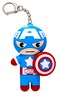 Lip Smacker Marvel Lip Balm Keychain Clear Glossy Fun Giftable Cruelty Free Captain America