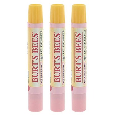 Burt's Bees Burts Bees Lip Shimmer Grapefruit 009 oz Pack of 3