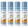 Badger Unscented Classic Lip Balm 100 Organic Lip Balm for Sensitive Lips Long Lasting Lip Moisturizer wLight Silky Texture 4 Pack