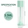 JuLand 50 Pack Empty Lip Balm Containers Bulk 55ml Clear TwistUp Tubes with White Caps Refillable Chapstick Tube for DIY Lip Balm Making