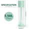 JuLand 50 Pack Empty Lip Balm Containers Bulk 55ml Clear TwistUp Tubes with White Caps Refillable Chapstick Tube for DIY Lip Balm Making