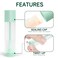 JuLand 50 Pack Empty Lip Balm Containers Bulk 55ml Clear TwistUp Tubes with White Caps Refillable Chapstick Tube for DIY Lip Balm Making