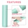 JuLand 50 Packs Empty Lip Balm Tubes 55ml Refillable Round Lipstick Containers and BPA Free LeakFree Lip Balm Empty Containers for DIY Clear