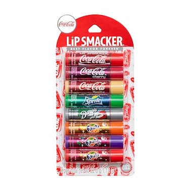 Lip Smacker CocaCola Flavored Balm 8 Count Flavors Coke Cherry Vanilla Sprite Root Beer Orange Fanta Grape Strawberry Fanta