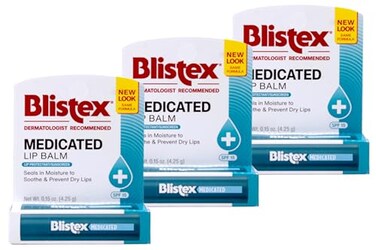 Blistex Medicated Stick Medicated Stick 015 Ounce Pack of 3