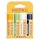Burt's Bees Burts Bees 100 Natural Moisturizing Lip Balm Multipack Original Beeswax Cucumber Mint Coconut Pear and Vanilla Bean with Beeswax Fruit Extracts 4 Tubes