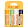 Burt's Bees Burts Bees 100 Natural Moisturizing Lip Balm Multipack Original Beeswax Cucumber Mint Coconut Pear and Vanilla Bean with Beeswax Fruit Extracts 4 Tubes