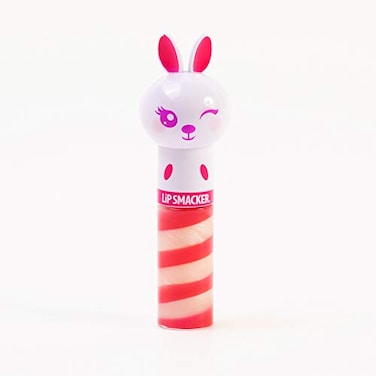 Lip Smacker Lippy Pals Swirls Bunny Flavored Moisturizing Smoothing Soft Shine Lip Balm Hydrating Protecting Fun Tasty Glossy Finish CrueltyFree Vegan Hopping Caramel Corn