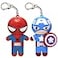 Lip Smacker Marvel keychain lip balm for kids Spiderman Captain America