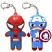 Lip Smacker Marvel keychain lip balm for kids Spiderman Captain America