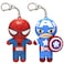 Lip Smacker Marvel keychain lip balm for kids Spiderman Captain America