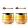 Axnzp 2 Pcs Lip Balm Honey PotHoney Propolis Lip Mask Hydrating Prevention Dry and Cracked Lip Scrubs Exfoliator