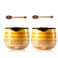 Axnzp 2 Pcs Lip Balm Honey PotHoney Propolis Lip Mask Hydrating Prevention Dry and Cracked Lip Scrubs Exfoliator