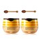 Axnzp 2 Pcs Lip Balm Honey PotHoney Propolis Lip Mask Hydrating Prevention Dry and Cracked Lip Scrubs Exfoliator