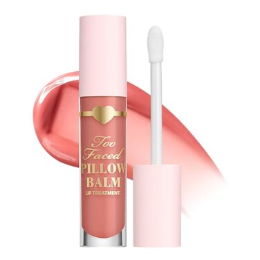 Too Faced Pillow Balm UltraHydrating Lip Treatment Liquid Lip Balm that Replenishes Lips with Hyaluronic Acid 02 Fl Oz Pineapple Kiss