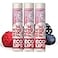 Eco Lips Vegan Superfruit Bee Free Lip Balm Includes Candelilla Wax Organic Cocoa Butter and Coconut Oil 100 PlasticFree Plant Pod Packaging 3Pack