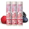 Eco Lips Vegan Superfruit Bee Free Lip Balm Includes Candelilla Wax Organic Cocoa Butter and Coconut Oil 100 PlasticFree Plant Pod Packaging 3Pack