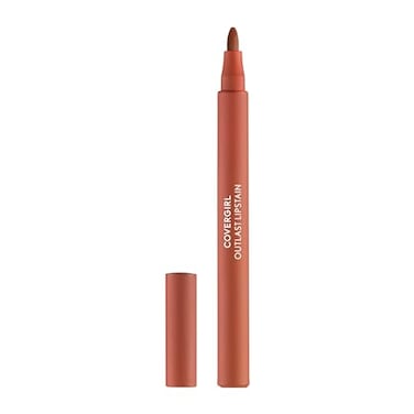 COVERGIRL Covergirl Outlast Lipstain 35 Canyon Smooth Application Precise PenLike Tip TransferProof Satin Stained Finish Vegan Formula 006oz