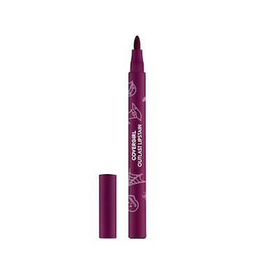 COVERGIRL Covergirl Outlast Lipstain 91 Extra Witchy Smooth Application Precise PenLike Tip TransferProof Satin Stained Finish Vegan Formula 006oz