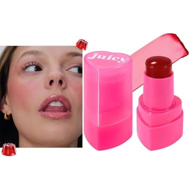 Tiejdhr MultiUse Water Jelly Tint Stick Sheer Lip Cheek Stain Finish 3In1 Cheek Blush Eyeshadow Lip Tinted LongLasting Moisture 1000 Swipes Per Stick 03 032oz