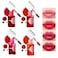 Bekoeen 4PCS Lip Tint Stain SetMini Liquid Water TintKorean Lip Gloss Moisturizing NaturalLong Lasting WaterproofMultiUse Lip and Cheek Tint