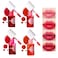 Bekoeen 4PCS Lip Tint Stain SetMini Liquid Water TintKorean Lip Gloss Moisturizing NaturalLong Lasting WaterproofMultiUse Lip and Cheek Tint