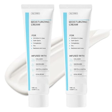 Haigou Youthful Moisturizing Cream Centella Moisturizer Barrier Protection Youthful Moisturizing Cream Facial Cream For All Types 2pcs