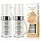 IDUCEN Color Changing Foundation Liquid Base 2 PACK Flawless Colour Changing Warm Skin Tone Foundation MakeupBB Cream Makeup Base Concealer Cover Moisturizing Fluid for all Skin Tone SPF15