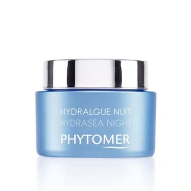 Phytomer Hydrasea Moisturizing Night Cream Intensely Nourishing Face Moisturizer Plumps and Hydrates Dry Skin Anti Aging Overnight Cream 50ml