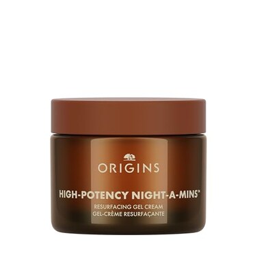 Origins HighPotency NightAMins Resurfacing Gel Face Moisturizer with FruitDerived AHAs and Jojoba Night Cream 17 Fl Oz