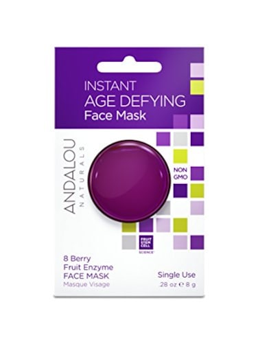 Andalou Naturals Instant Age Defying 8 Berry Fruit Enzyme Face Mask Pod 028 Ounce