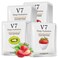 BIOAQUA V7 Deep Hydration Making Facial Skin Youth Seven Vitamins Essence Orange Kiwi Apple Strawberry Face Mask Refreshing Moisturizing Natural Extract 30g x 8 PCS