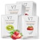 BIOAQUA V7 Deep Hydration Making Facial Skin Youth Seven Vitamins Essence Orange Kiwi Apple Strawberry Face Mask Refreshing Moisturizing Natural Extract 30g x 8 PCS