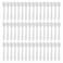 ASTRQLE 100 Pcs 32 Inch Mini Cosmetic Spatulas Disposable Plastic Frosted Clear Makeup Spatula for Facial Skincare Face Mask