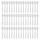 ASTRQLE 100 Pcs 32 Inch Mini Cosmetic Spatulas Disposable Plastic Frosted Clear Makeup Spatula for Facial Skincare Face Mask