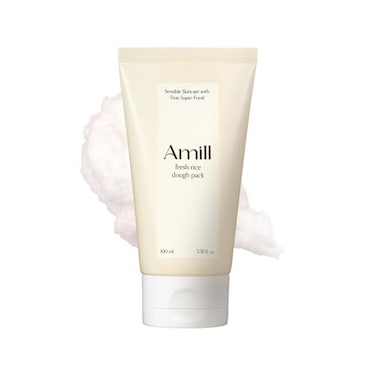 Amill Fresh Rice Dough Pack 100g352oz WashOff Face Mask with Rice Extract for Smooth Nourished Skin