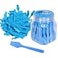 AMT 110 PCS Cosmetic Spatula 25 Make Up Disposable Plastic Spatula Facial Cream Mask Scoop Skin Care Plastic Spoon for Mixing Sampling 110 PCS