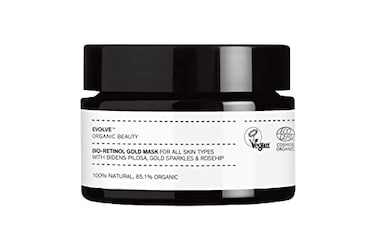 Evolve Organic Beauty Natural BioRetinol Gold Face Mask SmallBatch Vegan Clean Beauty 1 oz 30 mL Packaging May Vary