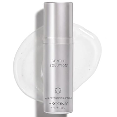 ARCONA Gentle Solution Serum Exfoliant 4 Glycolic 3 Lactic Acids Algae Witch Hazel Honeysuckle Gently Exfoliate Hydrate Skin 117oz Made In The USA