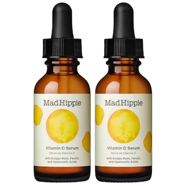 Mad Hippie Vitamin C Serum for Face 2Pack C E Ferulic Acid Hyaluronic Acid Stable LowIrritation Formula Brightening 102 Fl Oz Ea