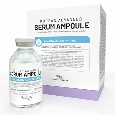 BRÃœUN BRUN HY Control Hyaluronic Aqua Solution Ampoule A Korean Serum Booster for Face to Use as a Skin Care Serum 118 floz